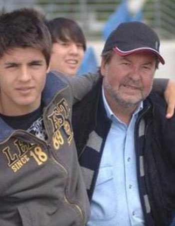 Álvaro Morata with his Father Alfonso Morata