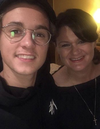 Bradley Simpson with his Mother