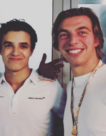 Lando Norris with his Brother Oliver Norris