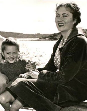 Malcolm Turnbull Childhood Picture with his Mother Coral Lansbury