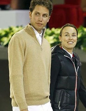 Martina Hingis with her Husband Thibault Hutin