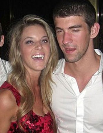 Michael Phelps with his Girlfriend Carrie Prejean,
