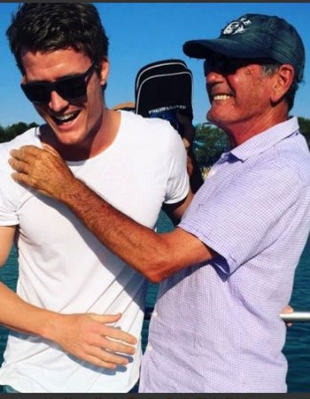 Richie Strahan with his Father