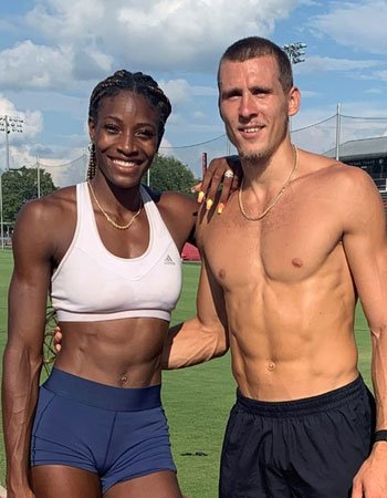 Shaunae Miller with her Husband