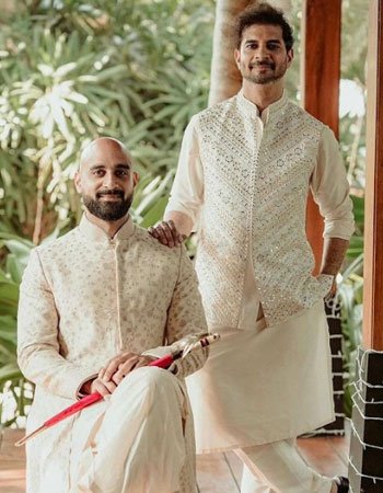 Tahir Raj Bhasin with his Brother Tanvir Raj Bhasin 