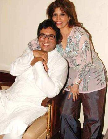 Talat Aziz with his Wife Bina Aziz