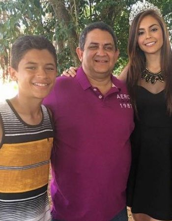 Brenda Jimenez with her Father and Brother