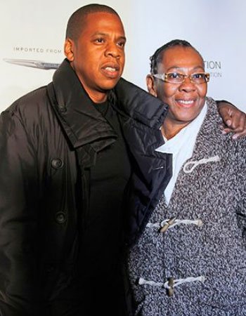 Jay Z with his Mother