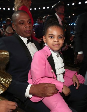 Jay Z with his Son Blue Ivy Carter