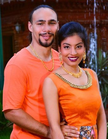 Keith Thurman with his wife Priyana Thapa