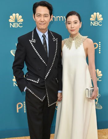 Lee Jae-yong with his wife Im Se-ryung