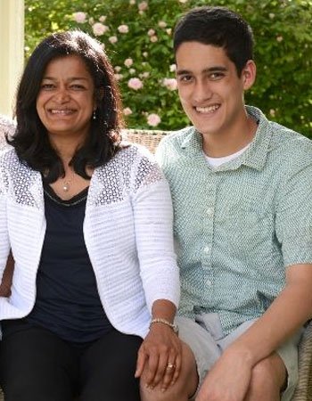 Pramila Jayapal with her Son Janak Preston