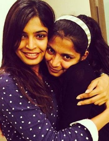 Sanchita Shetty with her Sister