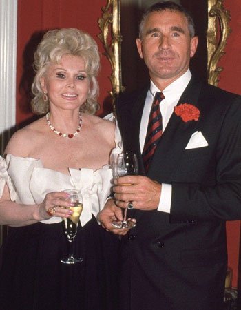 Zsa Zsa Gabor with her Husband Frédéric Prinz von Anhalt, Entrepreneur (August 14, 1986 - December 18, 2016)