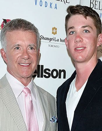 Alan Thicke with his Carter William Thicke