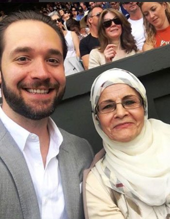 Alexis Ohanian with his Mother Anke Ohanian