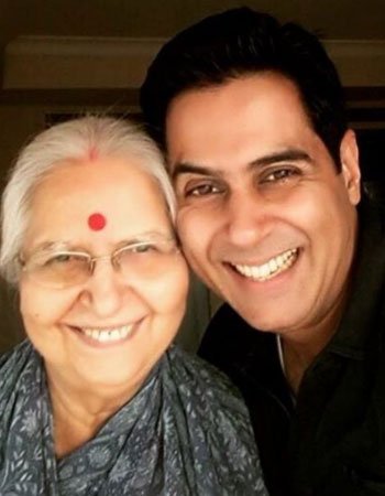 Aman Verma with his Mother Kailash Verma