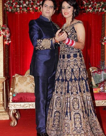 Aman Verma with his wife Vandana Lalwani