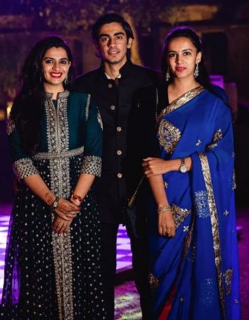 Anantjeet Singh Naruka with his Sisters