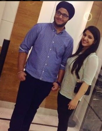 Ashima Arora with her Brother