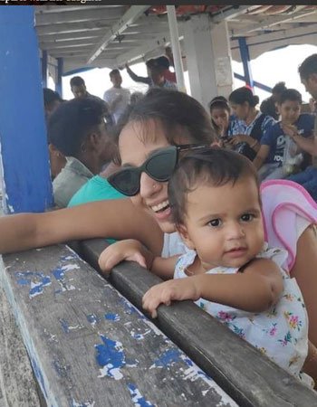 Bhavna Ruparel with her Daughter Meera Ashar