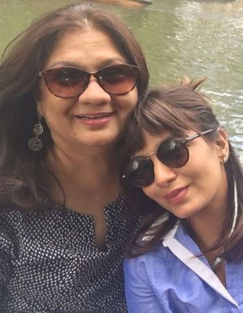 Bhavna Ruparel with her Mother Sunita Ruparel