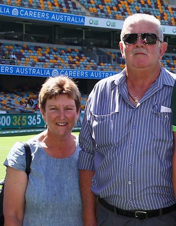 Josh Hazlewood Parents Picture