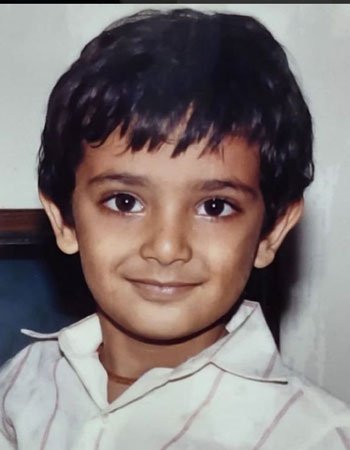 Kashyap Barbhaya Childhood Picture